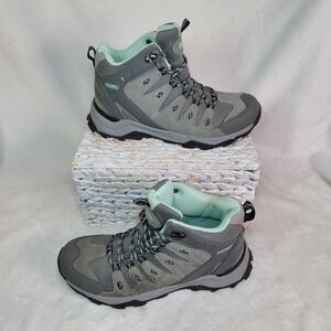 Khombu Red Lodge Mid Hiking Ankle Boots Gorpcore Leather Cabin Core Size 10M